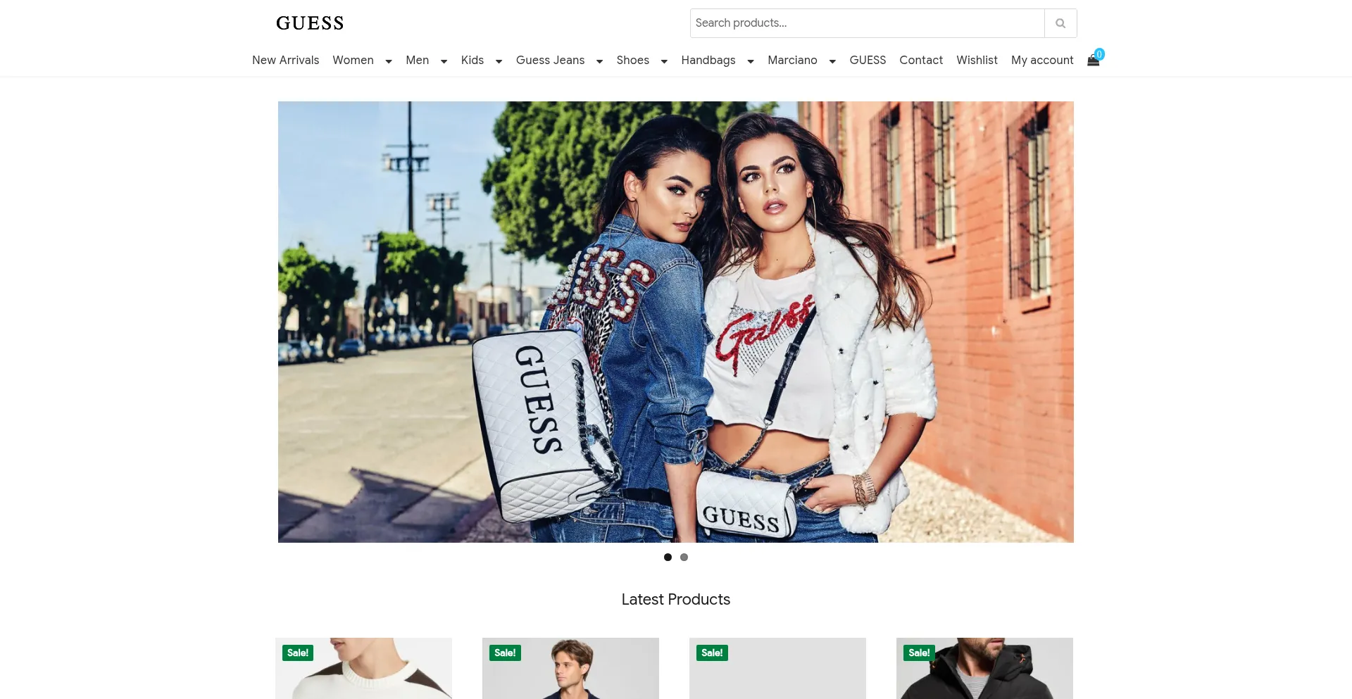 Website screenshot of Ickford.shop