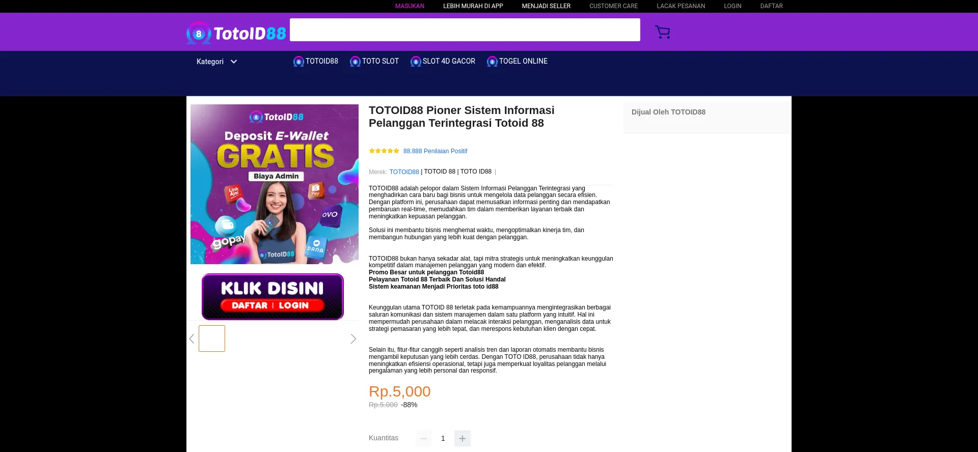 Website screenshot of Idealcrack.com