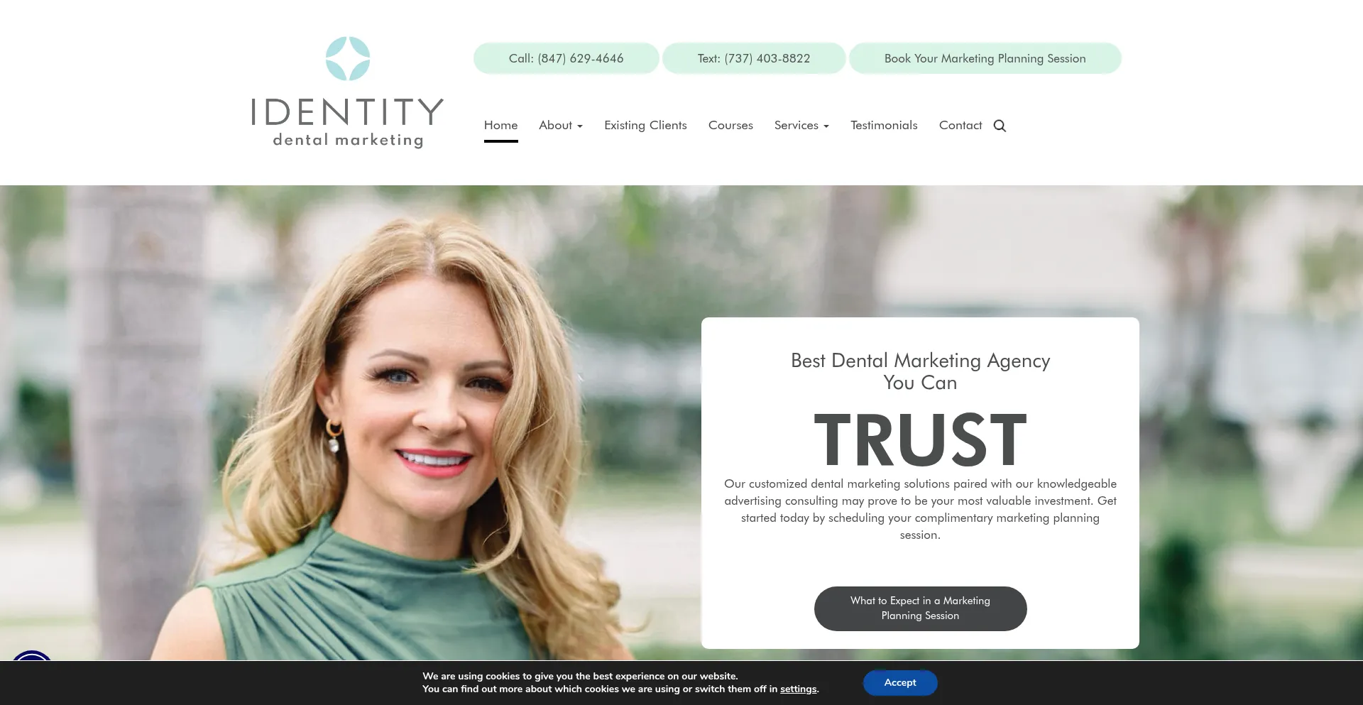 Identitydental.com Screenshot