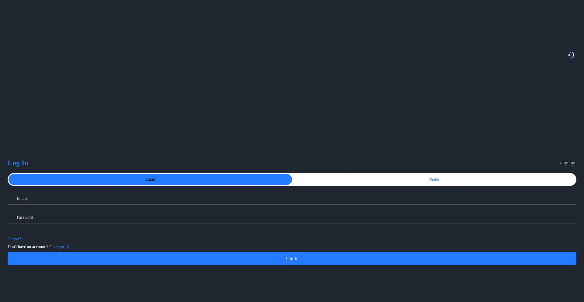 Website screenshot of Idex.im