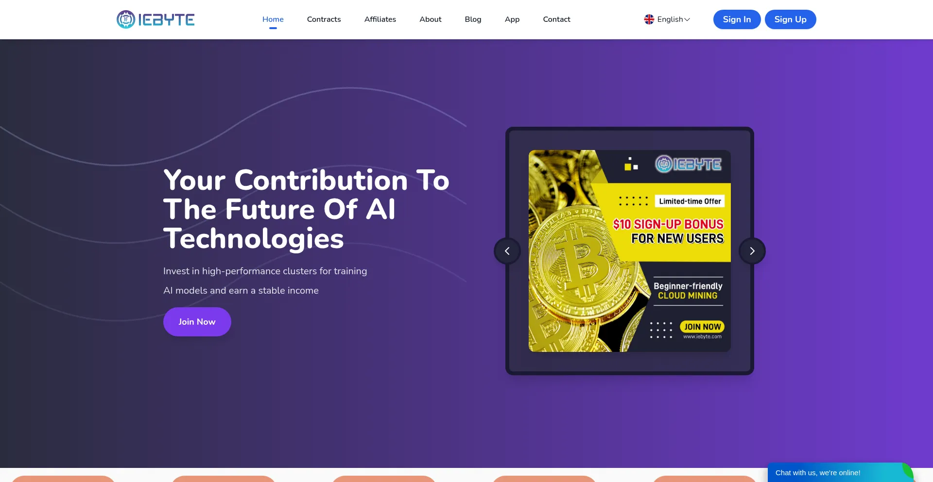 Website screenshot of Iebyte.org