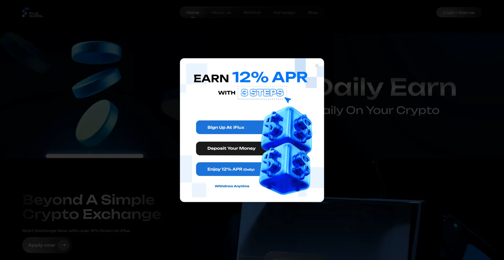 Iflux.global Screenshot