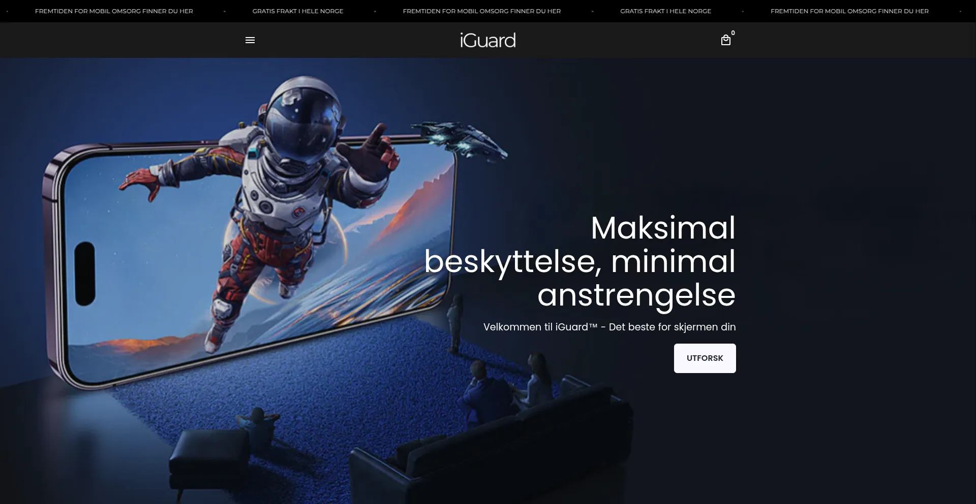 Website screenshot of Iguardshop.com