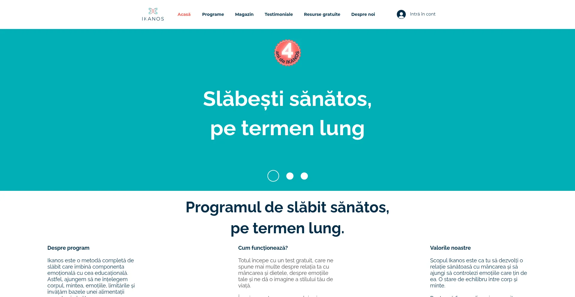 Ikanos.ro Screenshot
