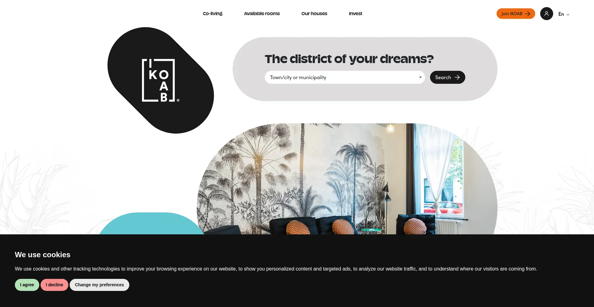 Website screenshot of Ikoab.fr