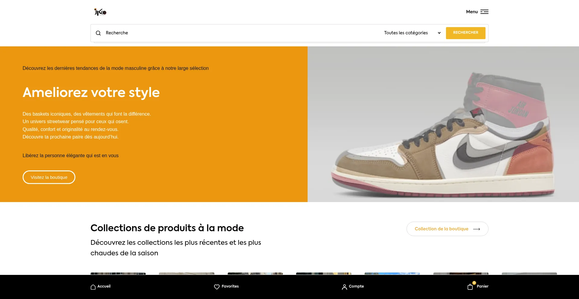 Website screenshot of Ikoo-rdc.com