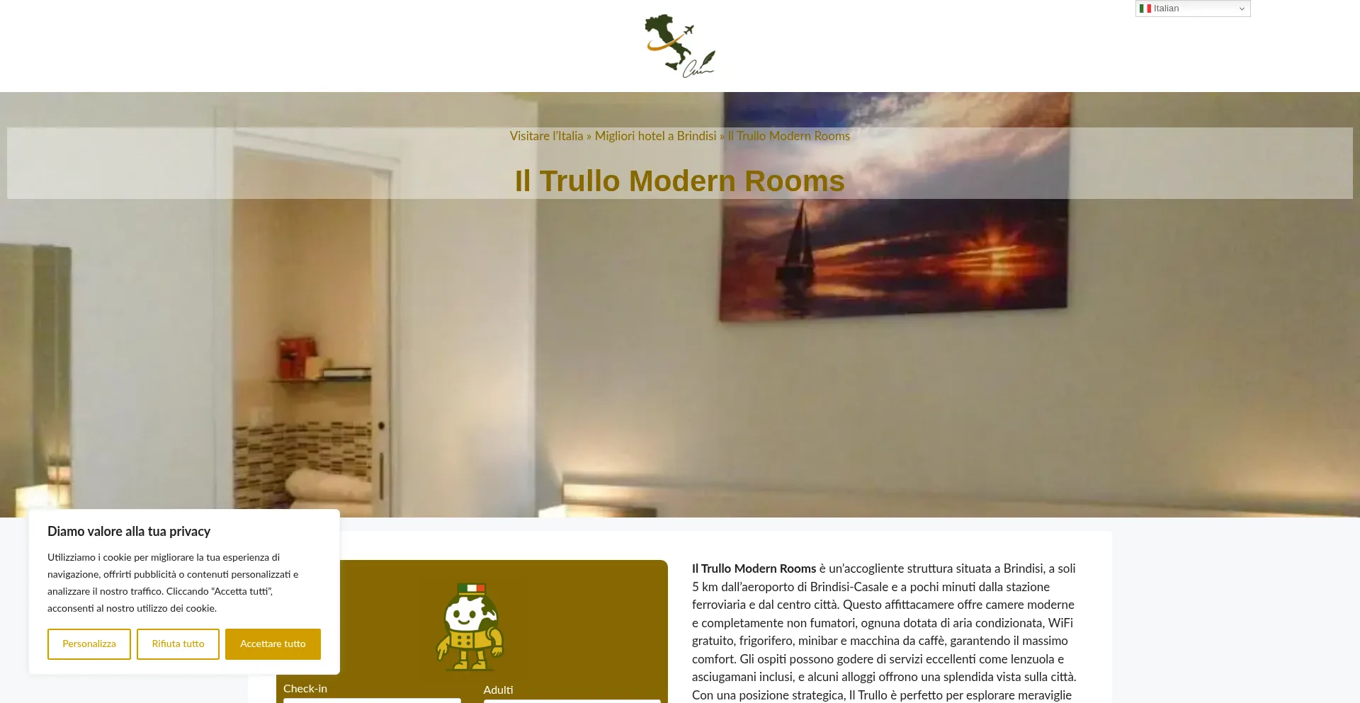 Is Il-trullo-modern-rooms.dreaminginrome.com Safe?