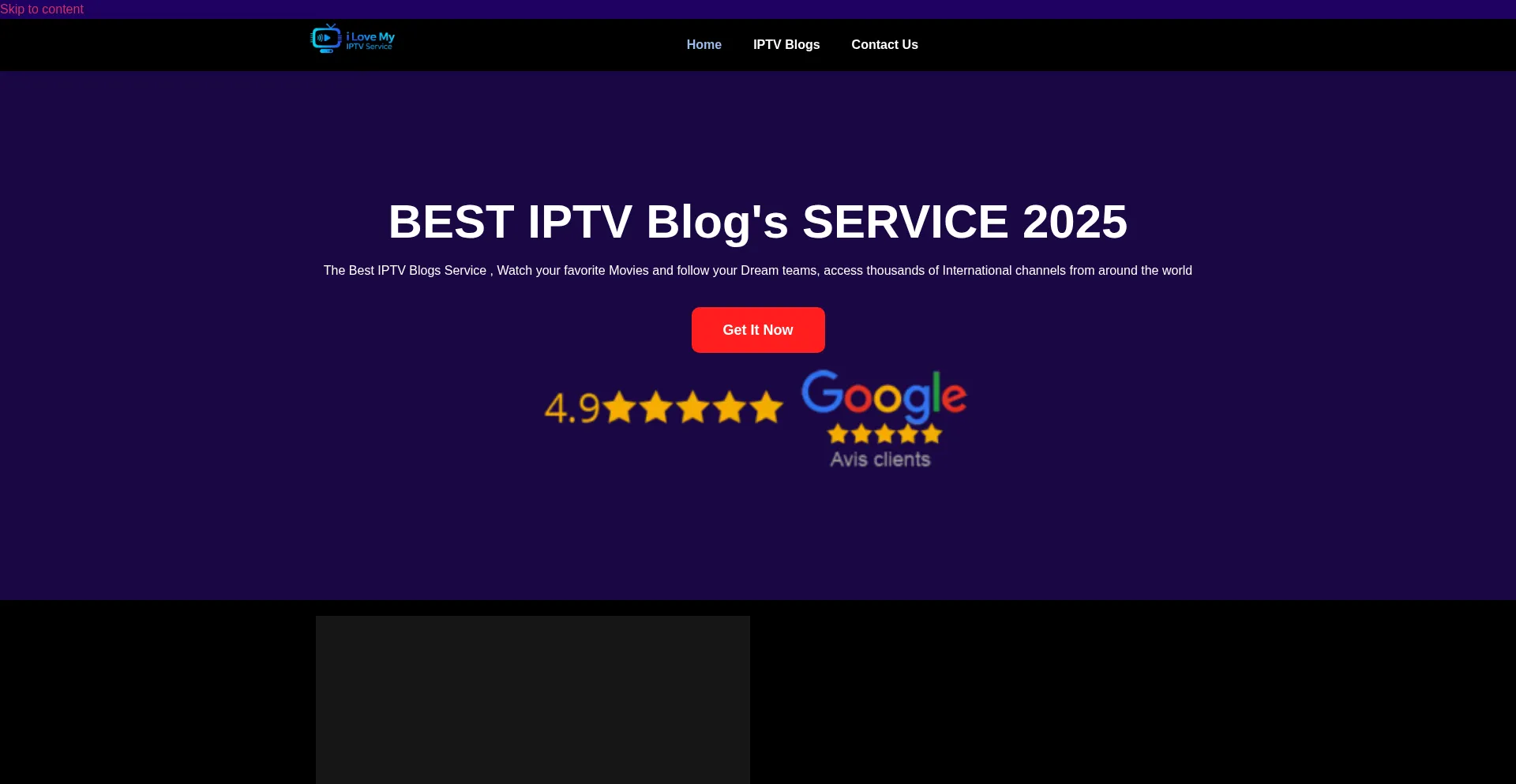 Ilovemyiptv.com Screenshot