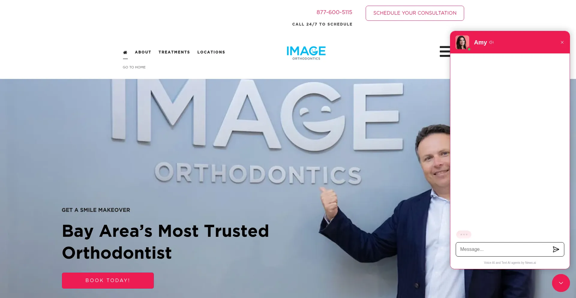 Website screenshot of Imageorthodontics.com