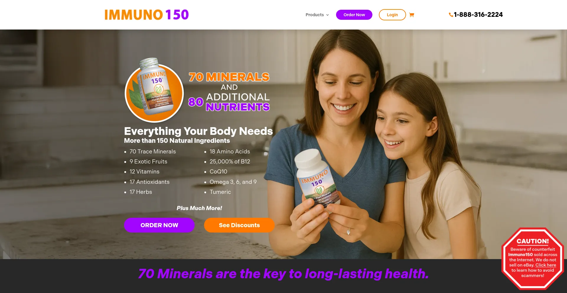 Is Immuno150.com Safe?