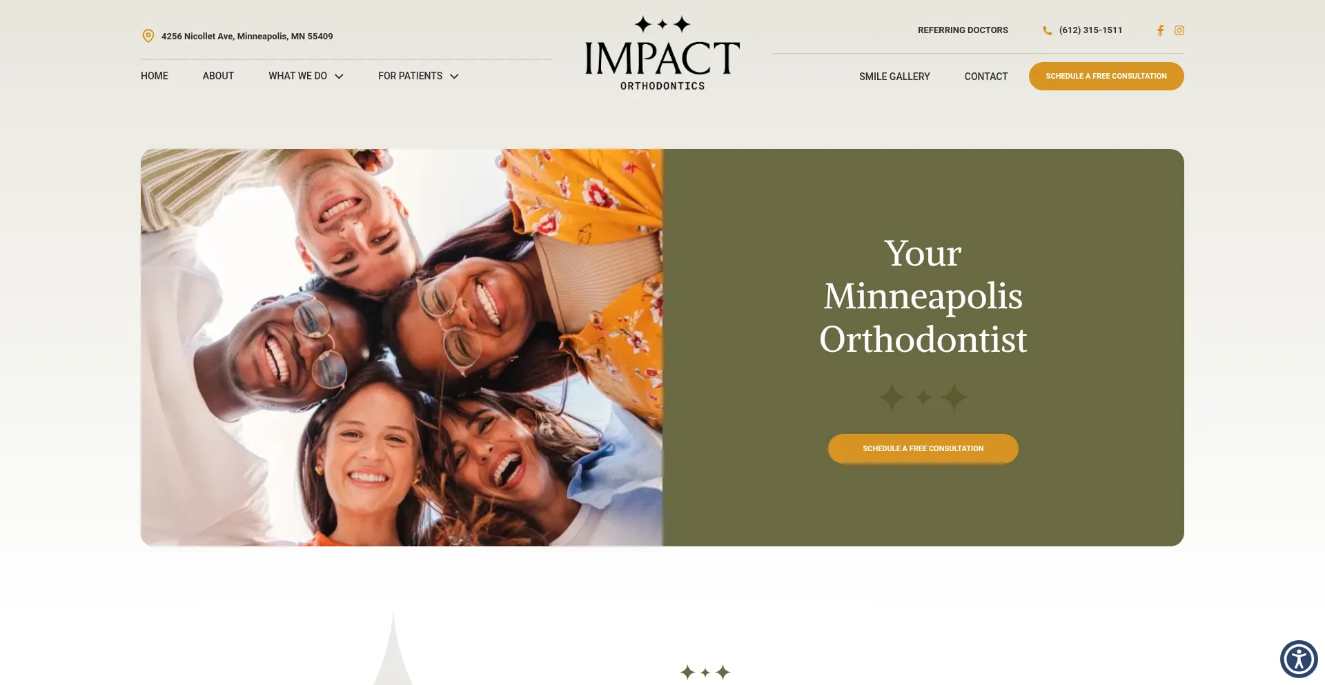 Impactorthomn.com Screenshot