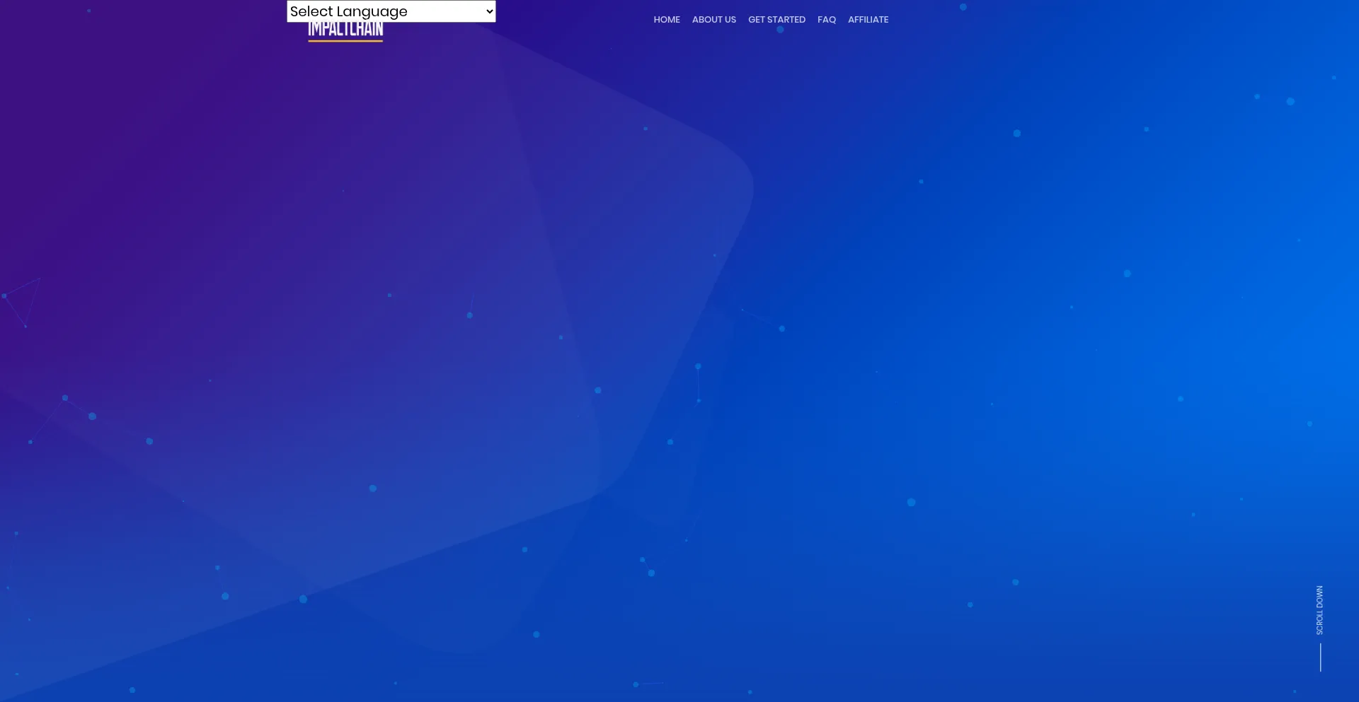 Website screenshot of Impartchainz.com