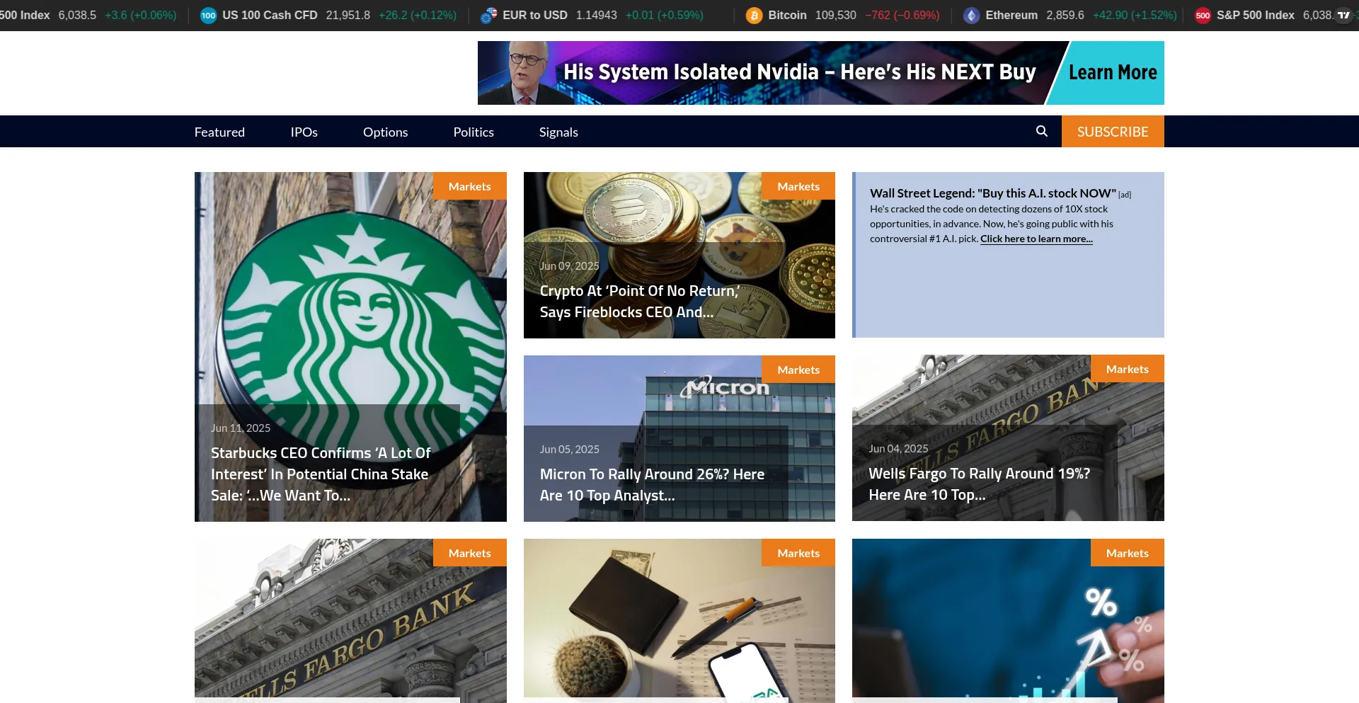 Website screenshot of Incomesetups.com