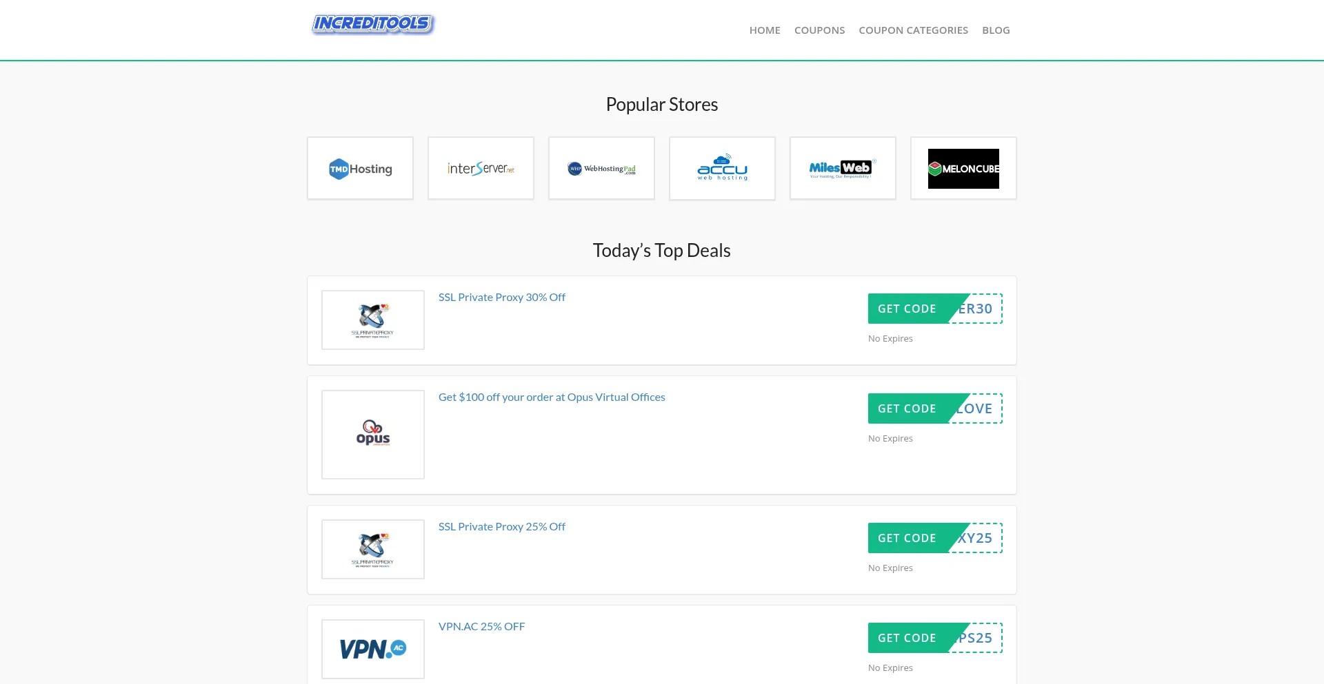Increditools.com Screenshot