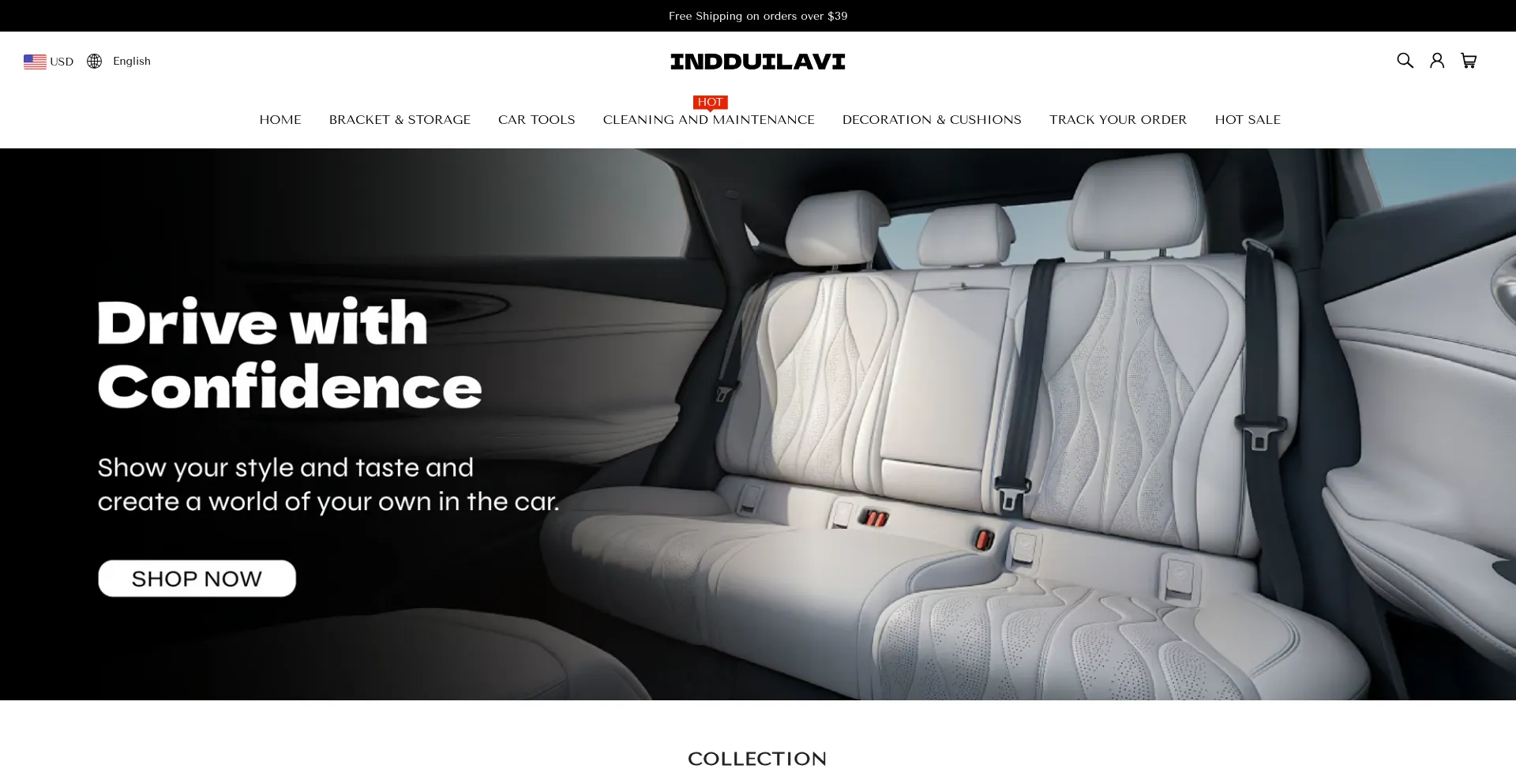 Website screenshot of Indduilavi.com