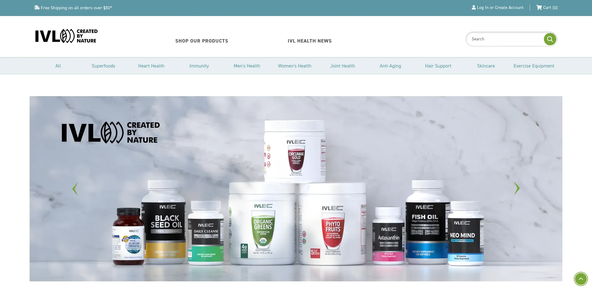 Website screenshot of Independentvitallife.com
