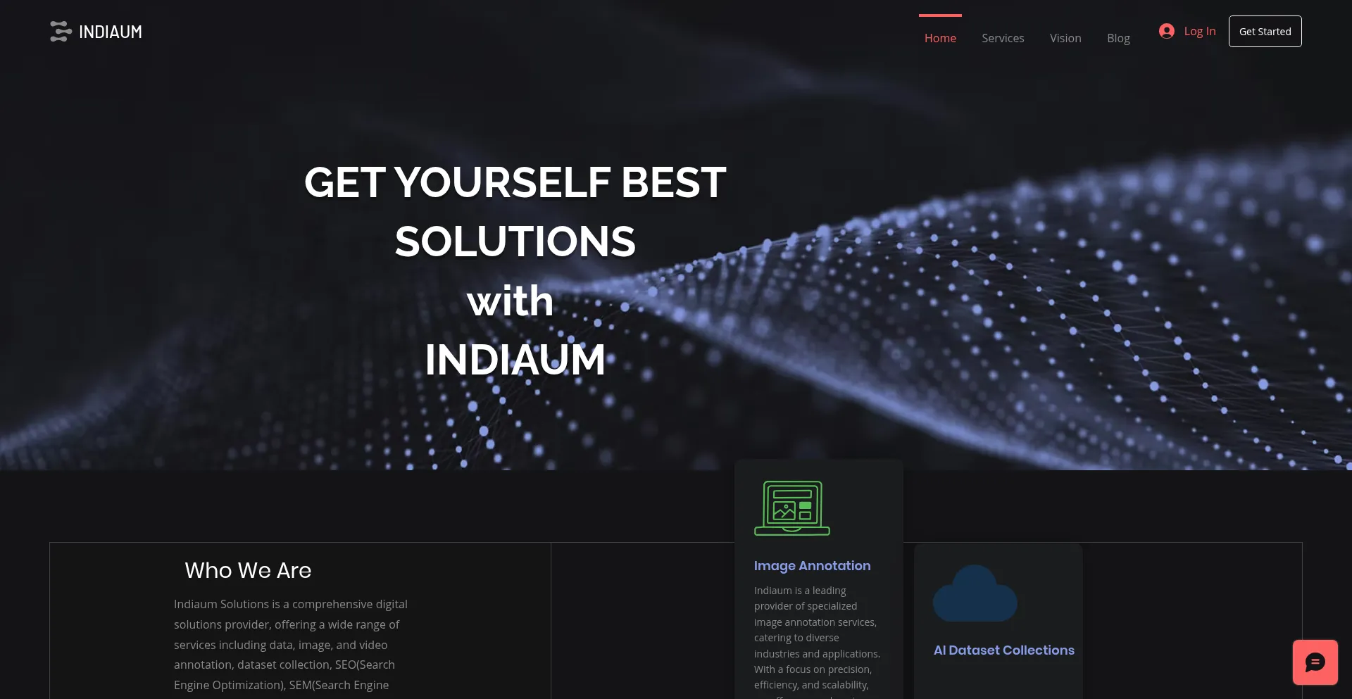 Website screenshot of Indiaum.in