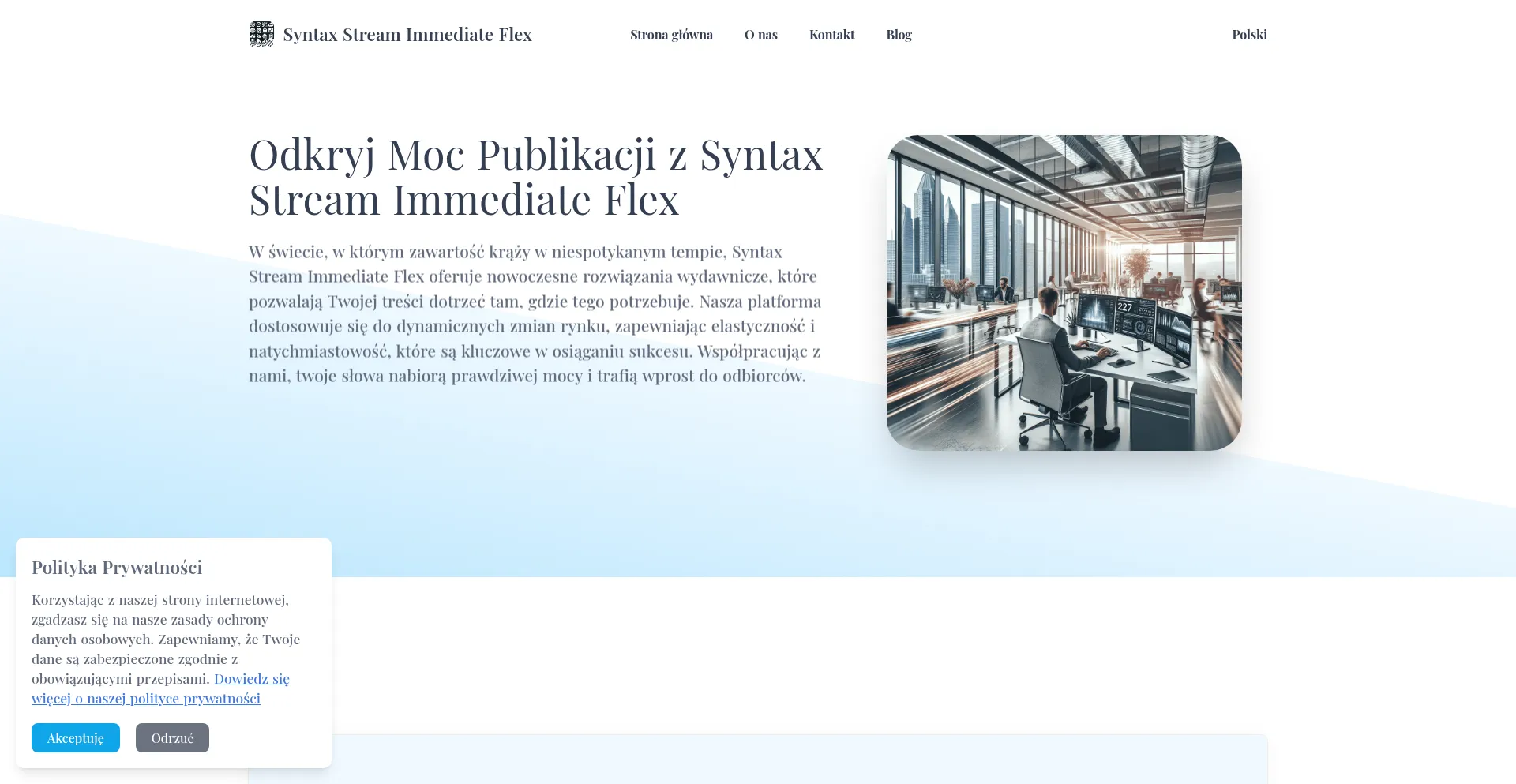 Website screenshot of Infinity9vision.top