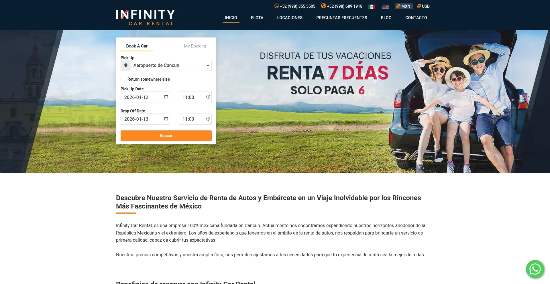 Infinitycarrental.com