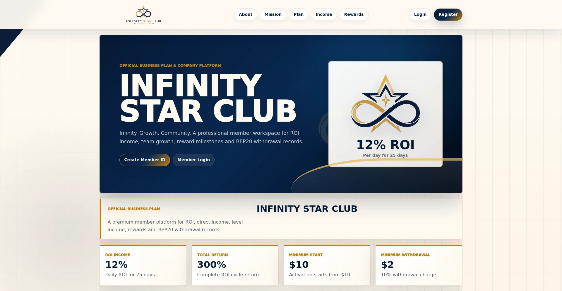 Infinitystarclub.com