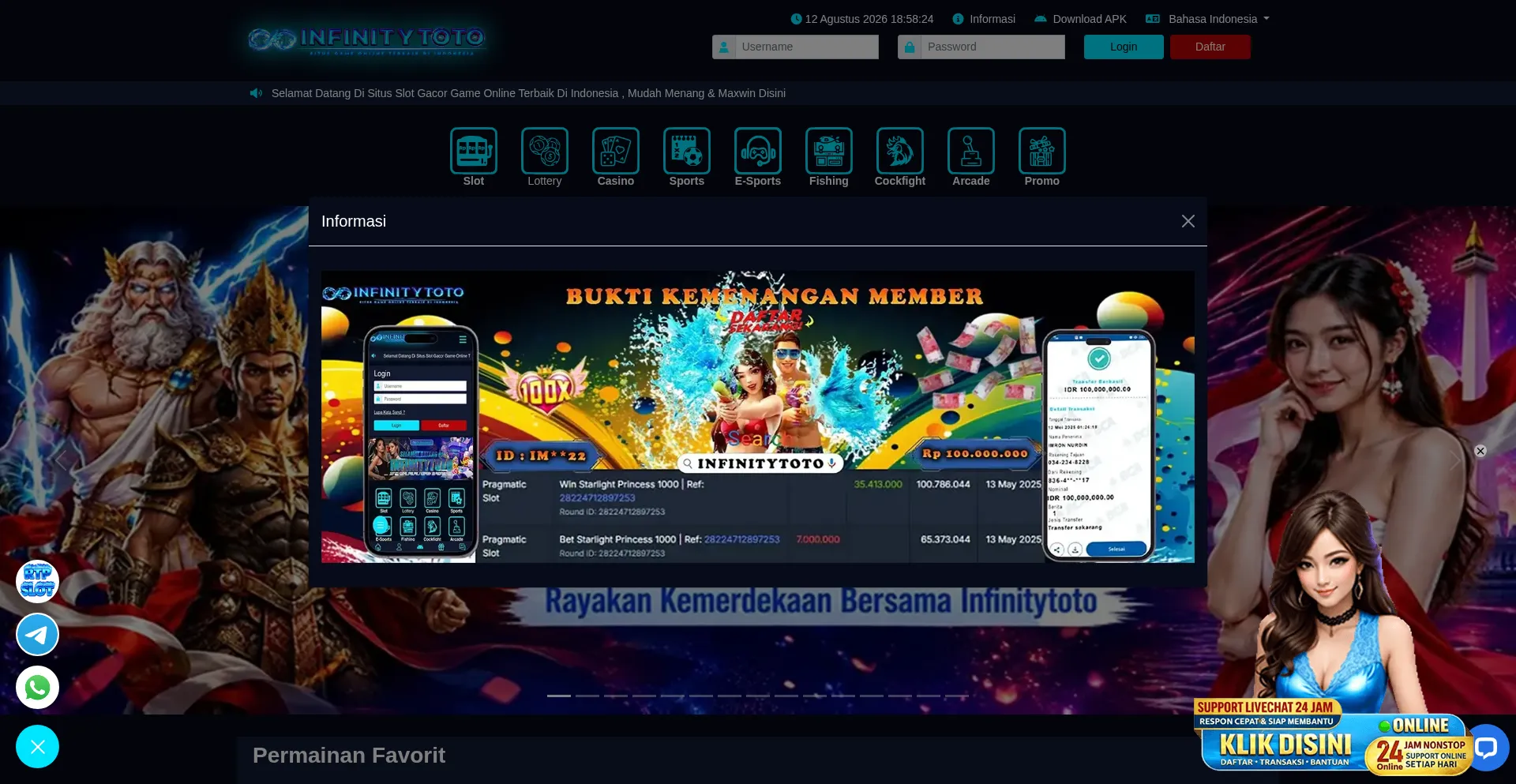 Infinitytoto.com
