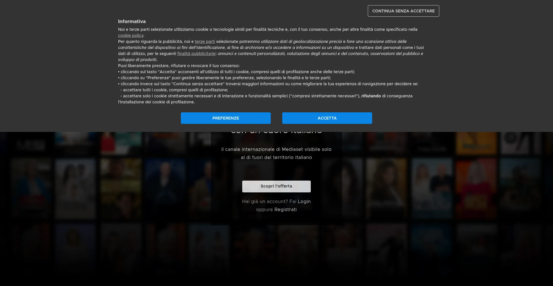 Infinitytv.it Screenshot