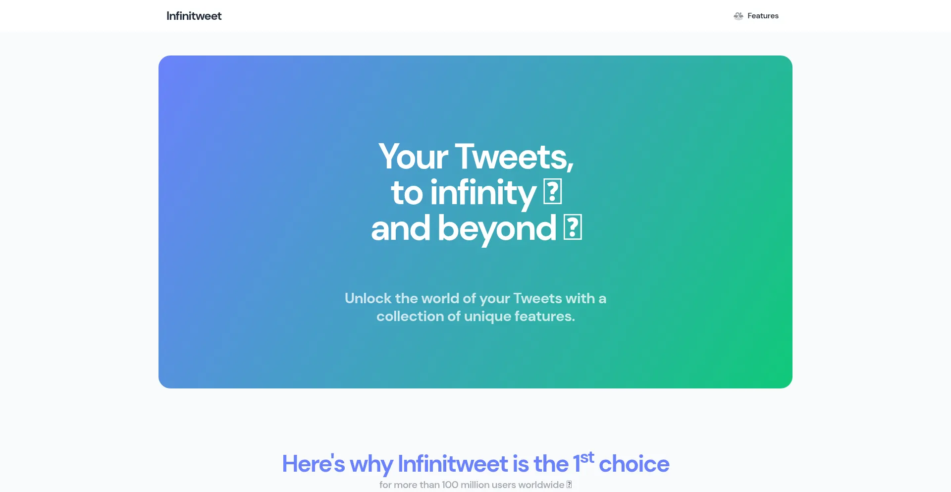 Infinitytweet.com
