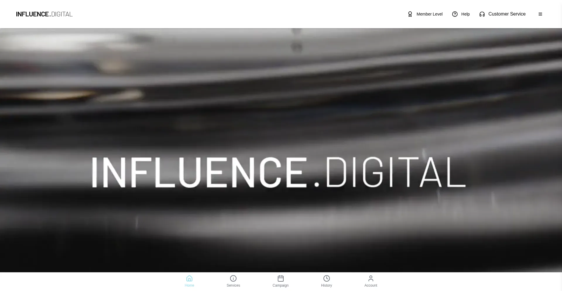 Website screenshot of Influence-digital.site