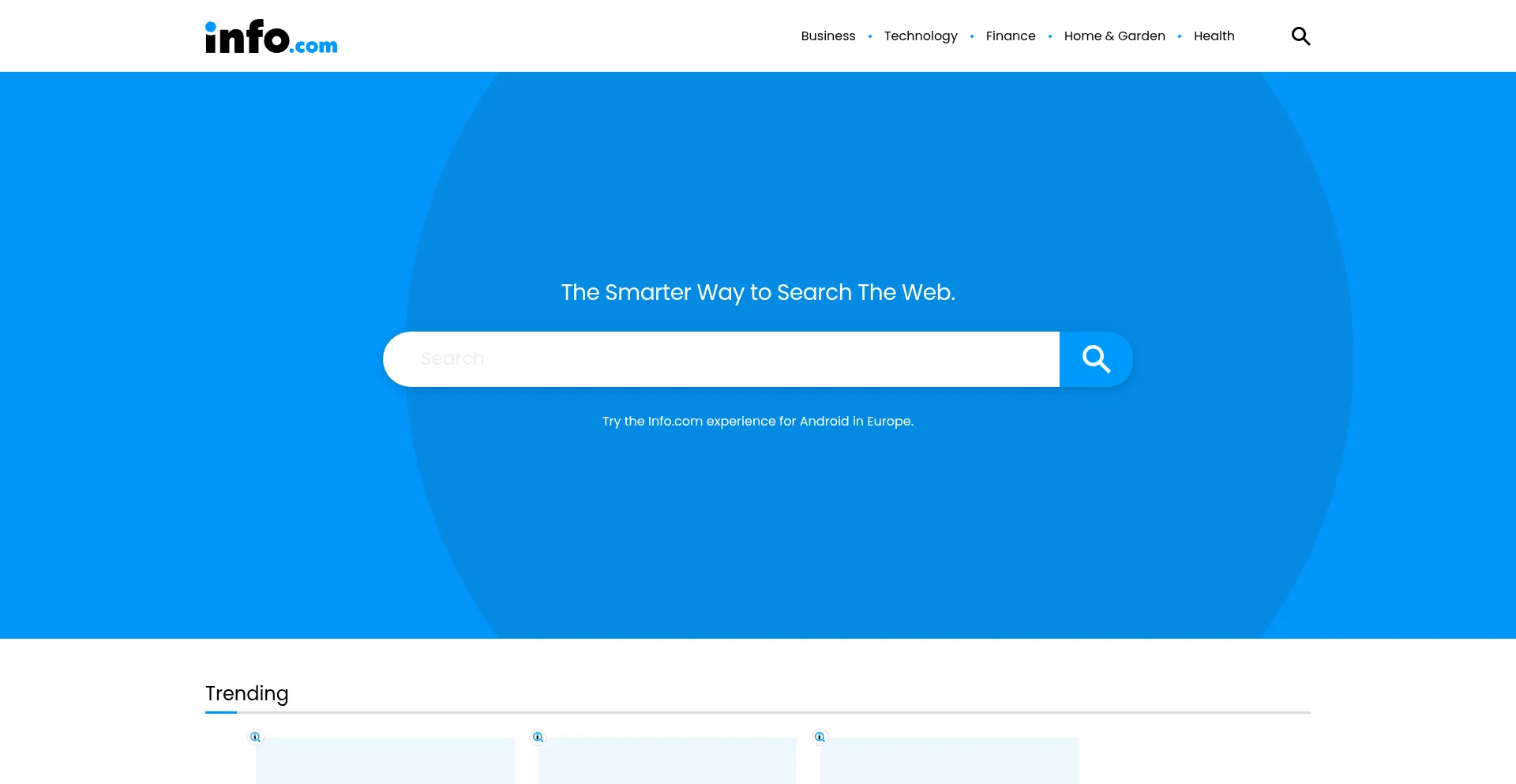 Info.com Screenshot