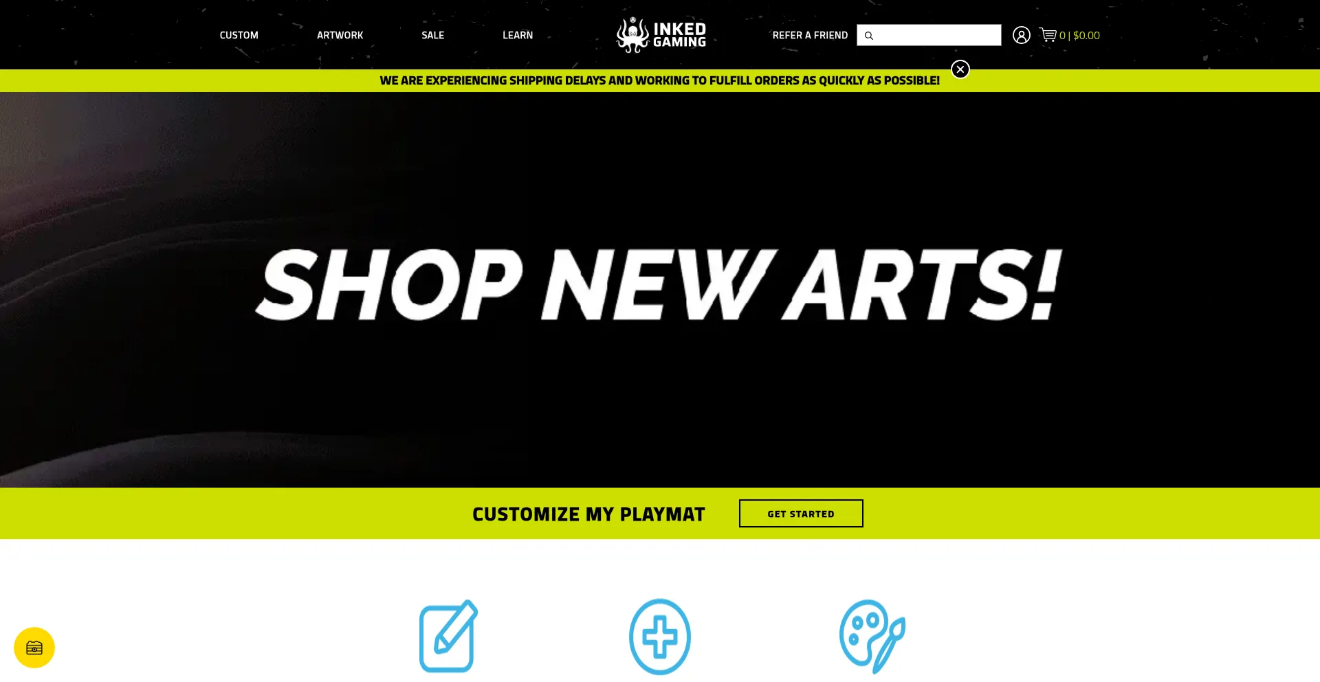 Inkedgaming.com Screenshot