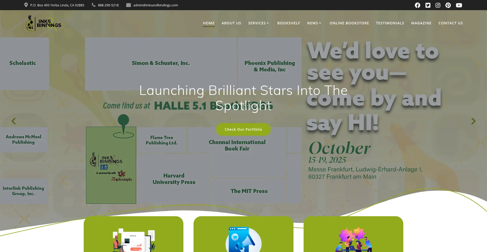 Inksandbindings.com Screenshot