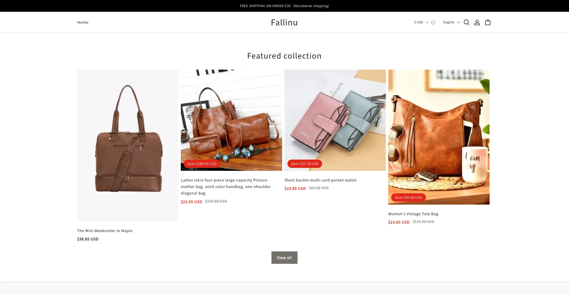 Website screenshot of Innerfor.com