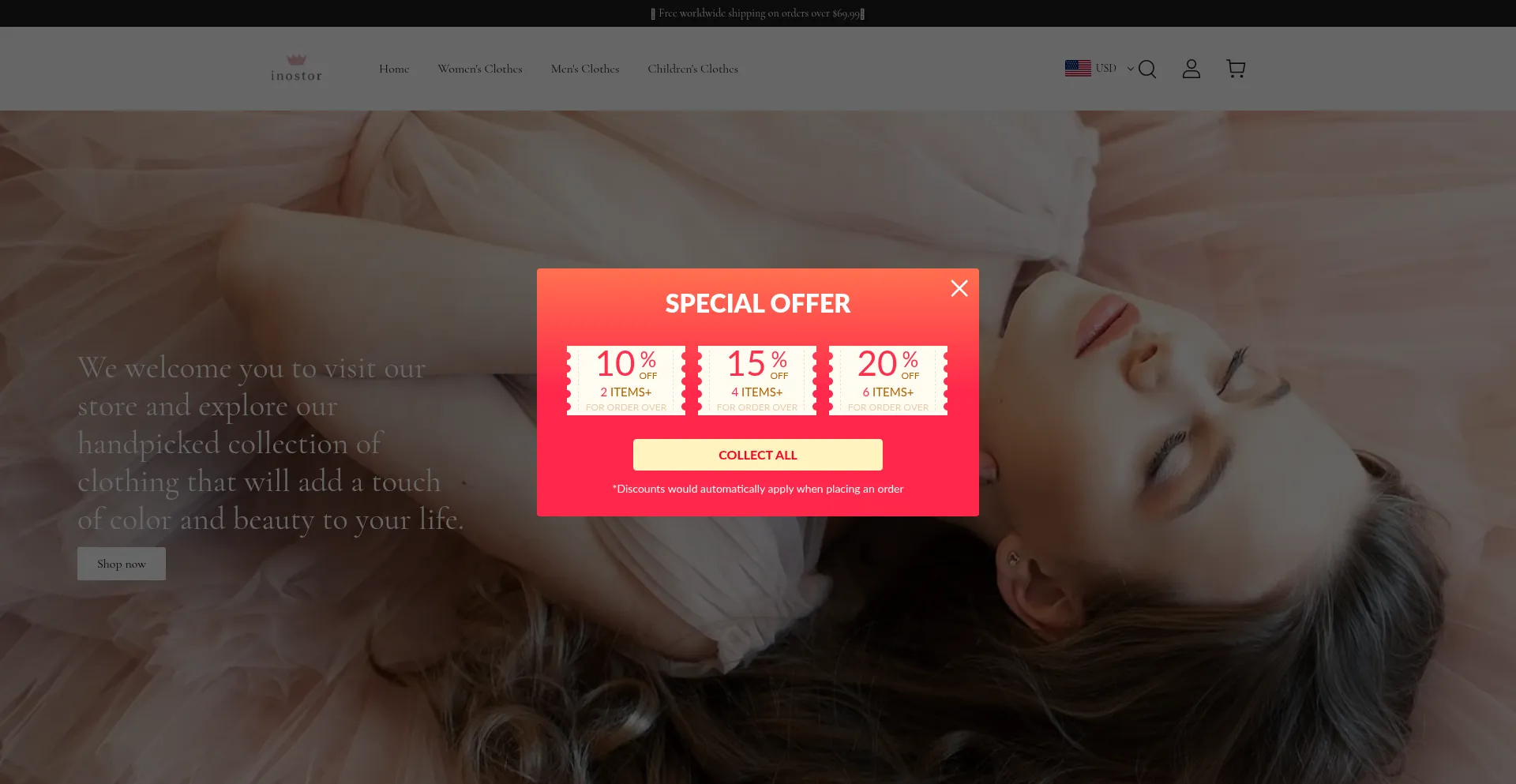 Inostor.com Screenshot
