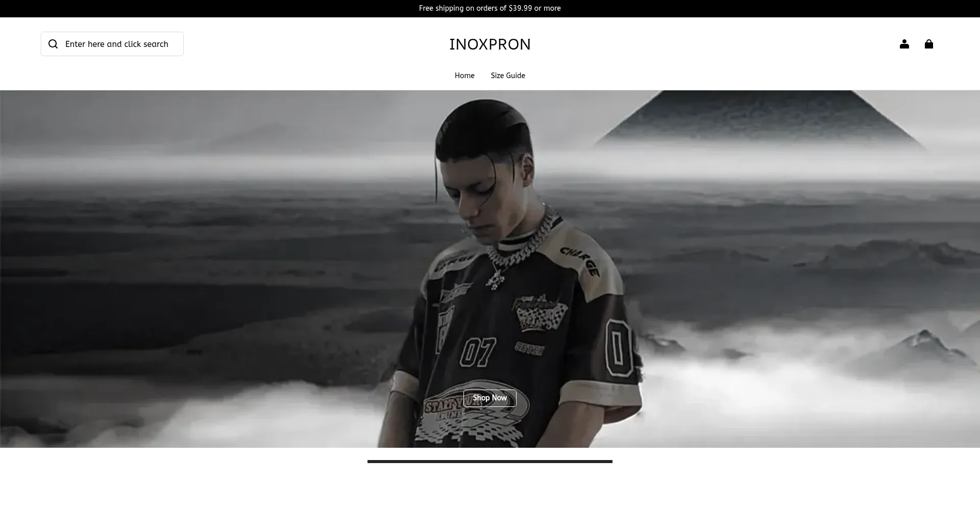 Website screenshot of Inoxpron.com