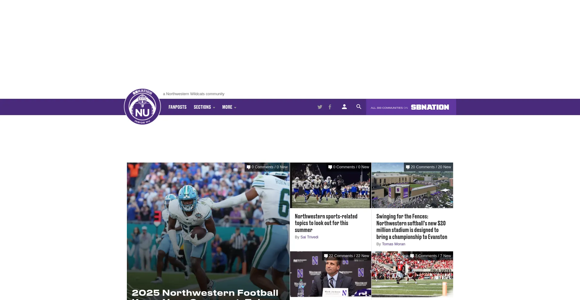 Website screenshot of Insidenu.com