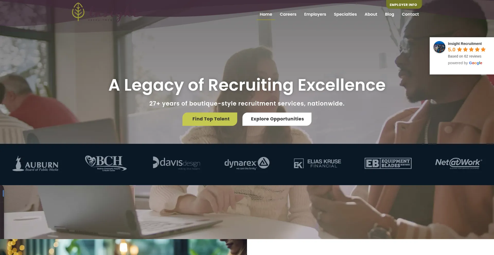 Insightrecruitment.com Screenshot