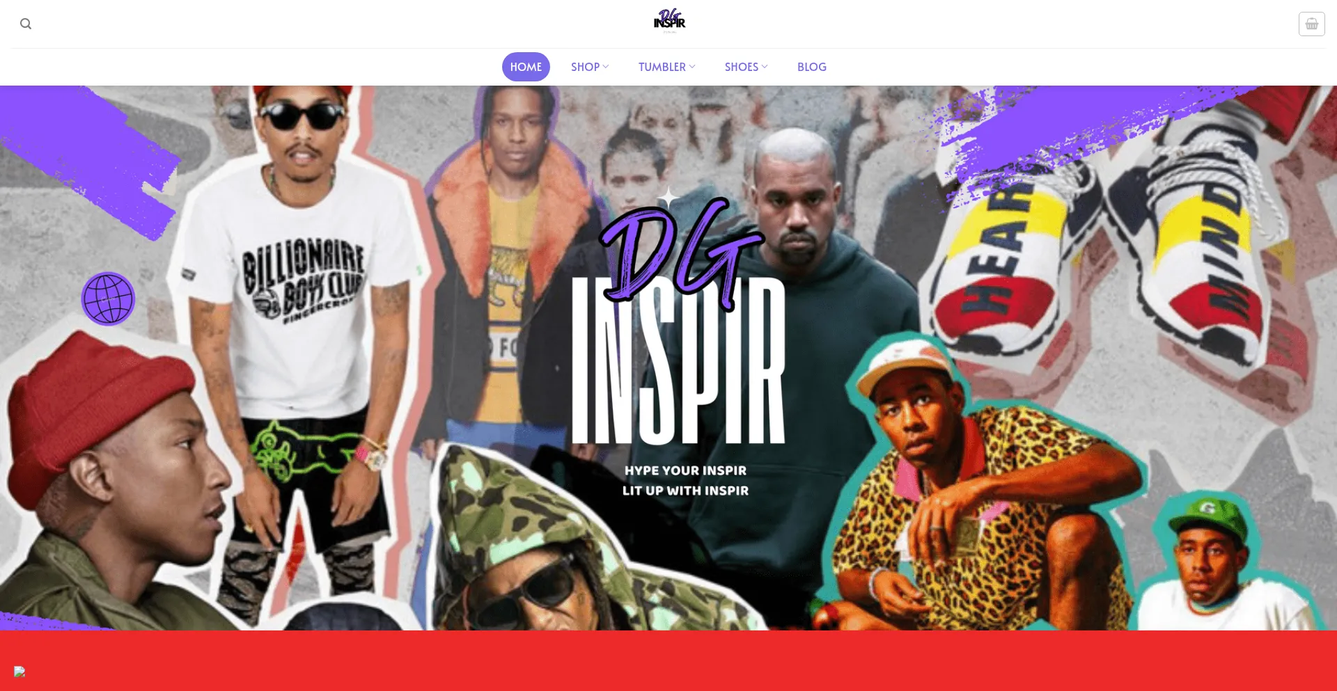 Website screenshot of Inspirdg.com