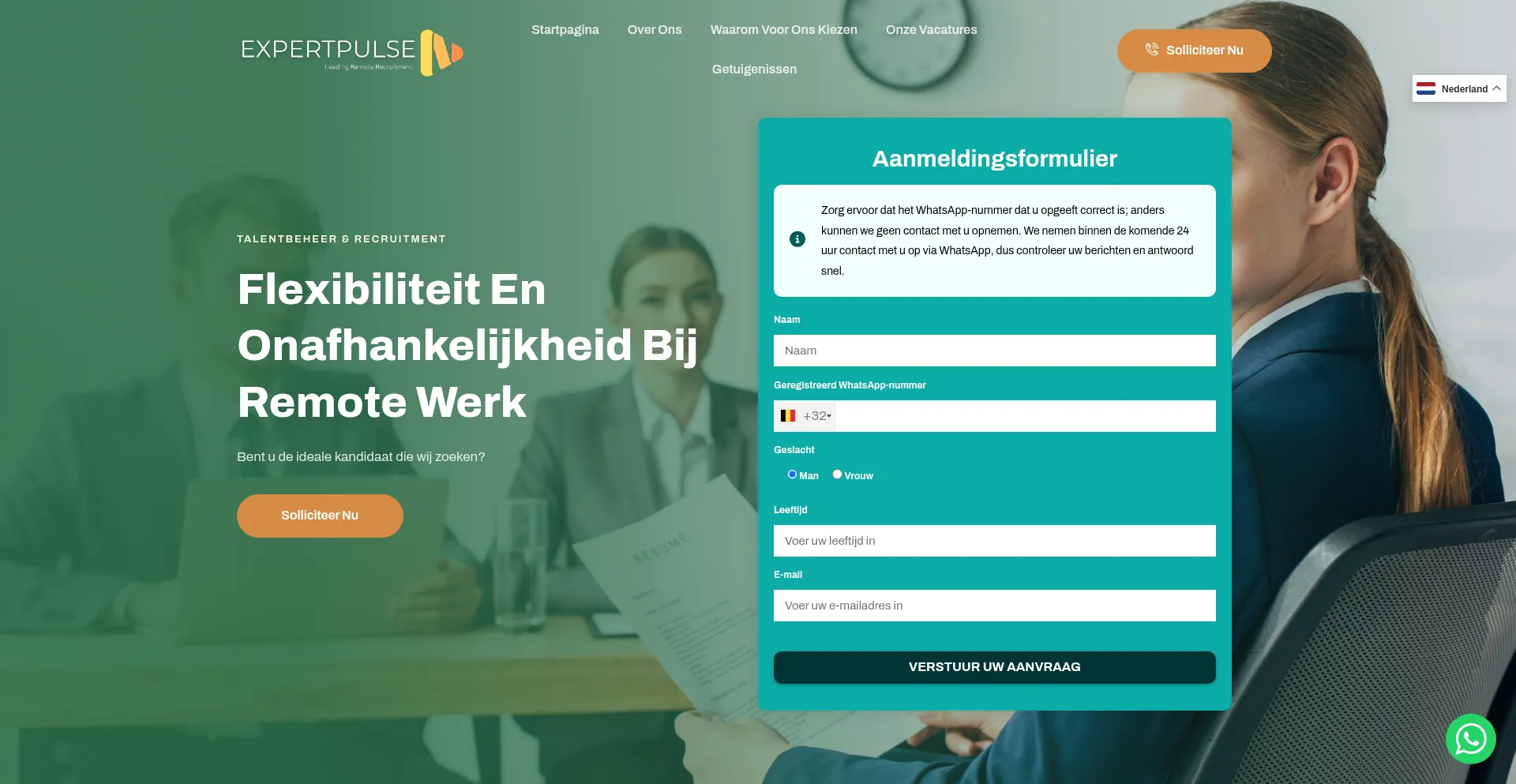 Website screenshot of Inst.talentloompro-be.com