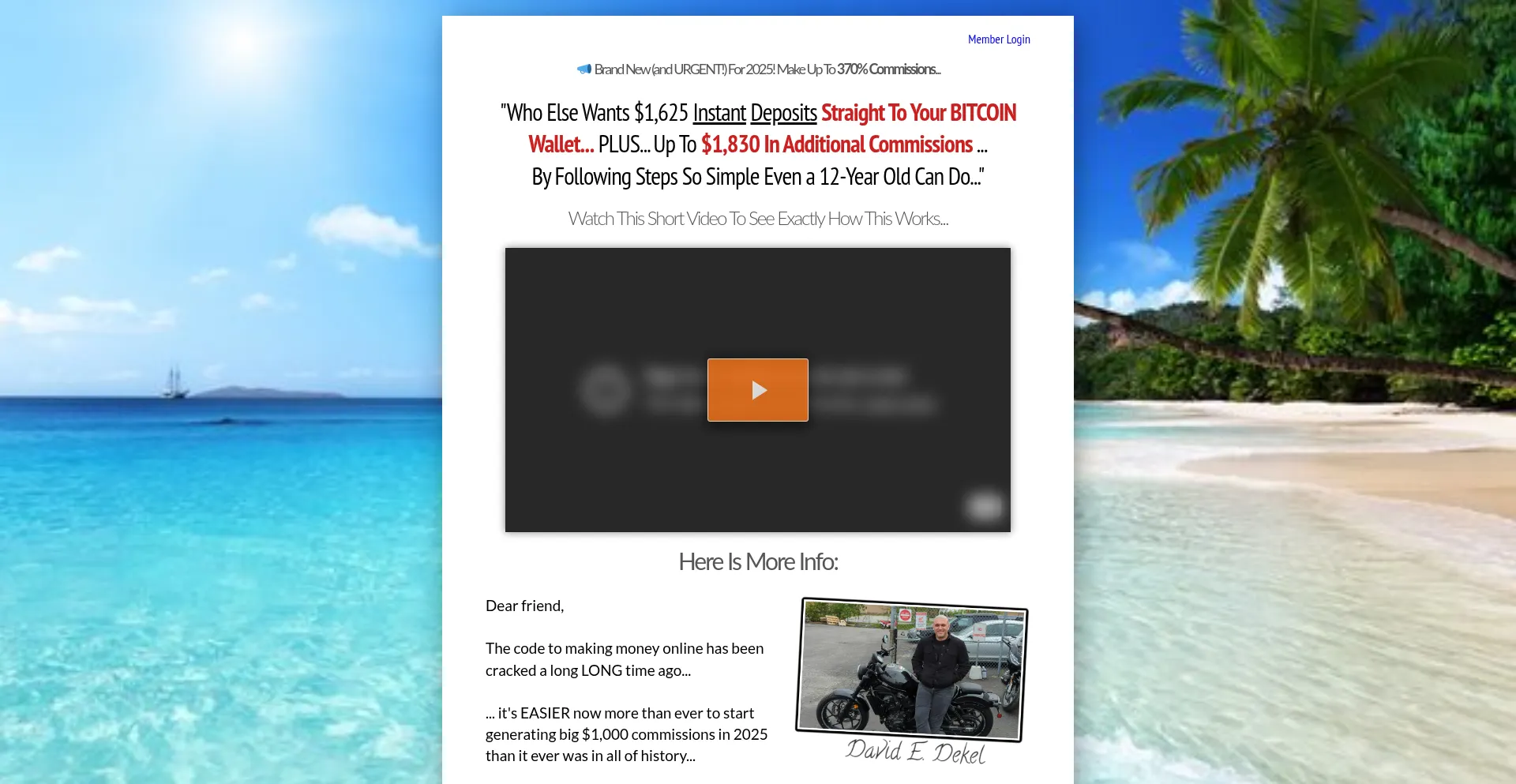 Website screenshot of Instantpayfunnel.com