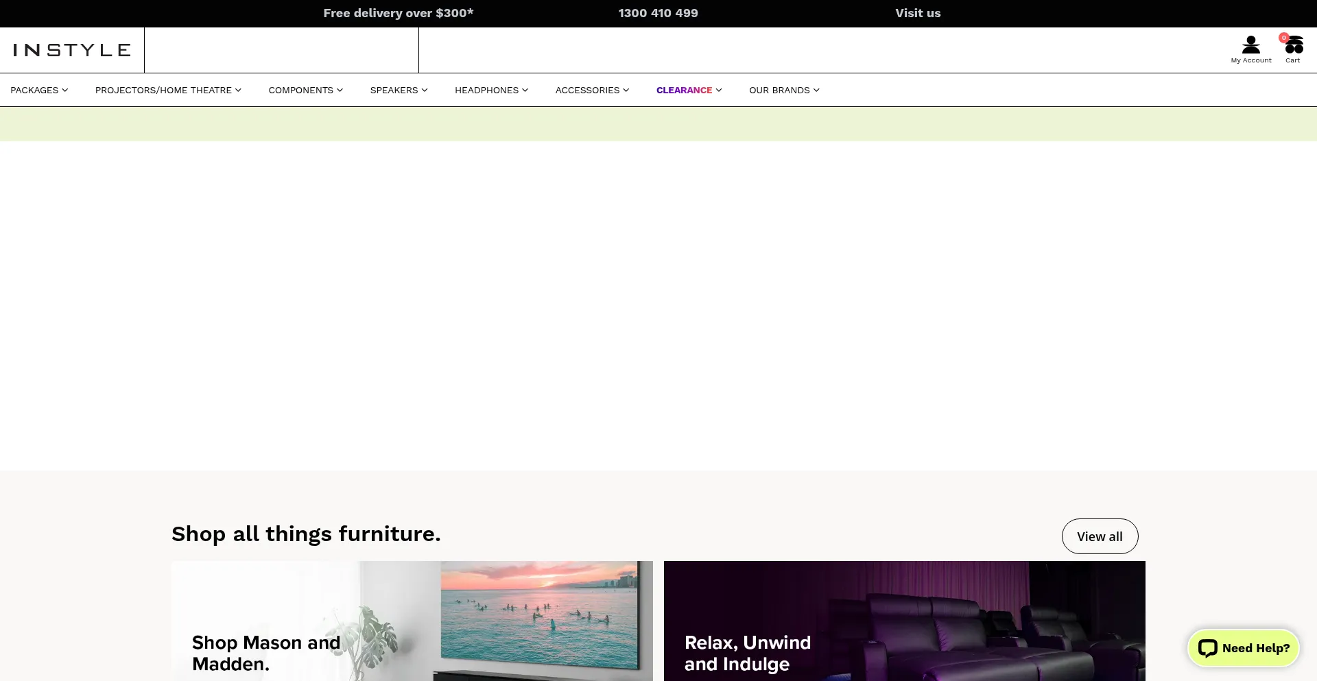 Instylehifi.com.au Screenshot