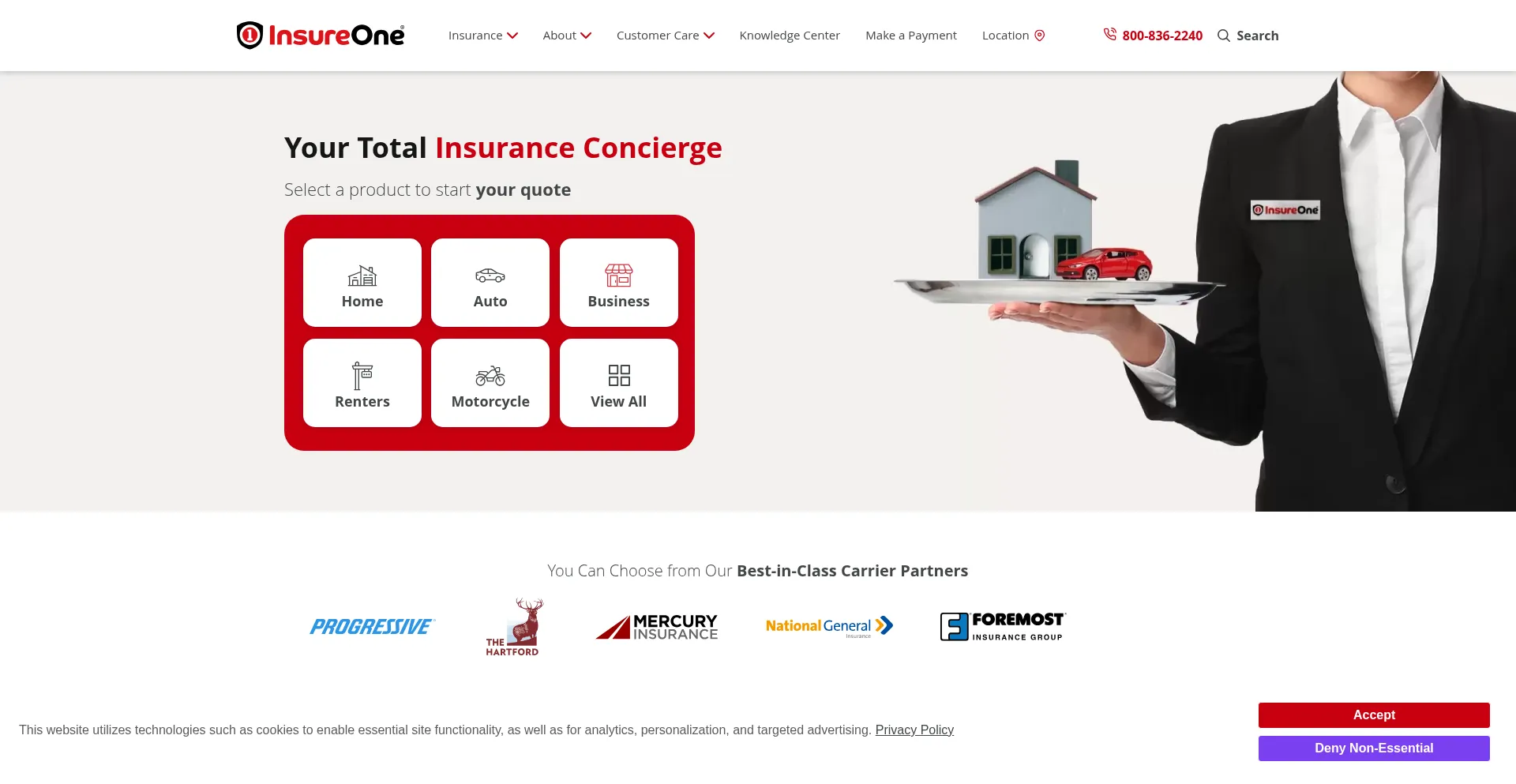 Insureone.com Screenshot