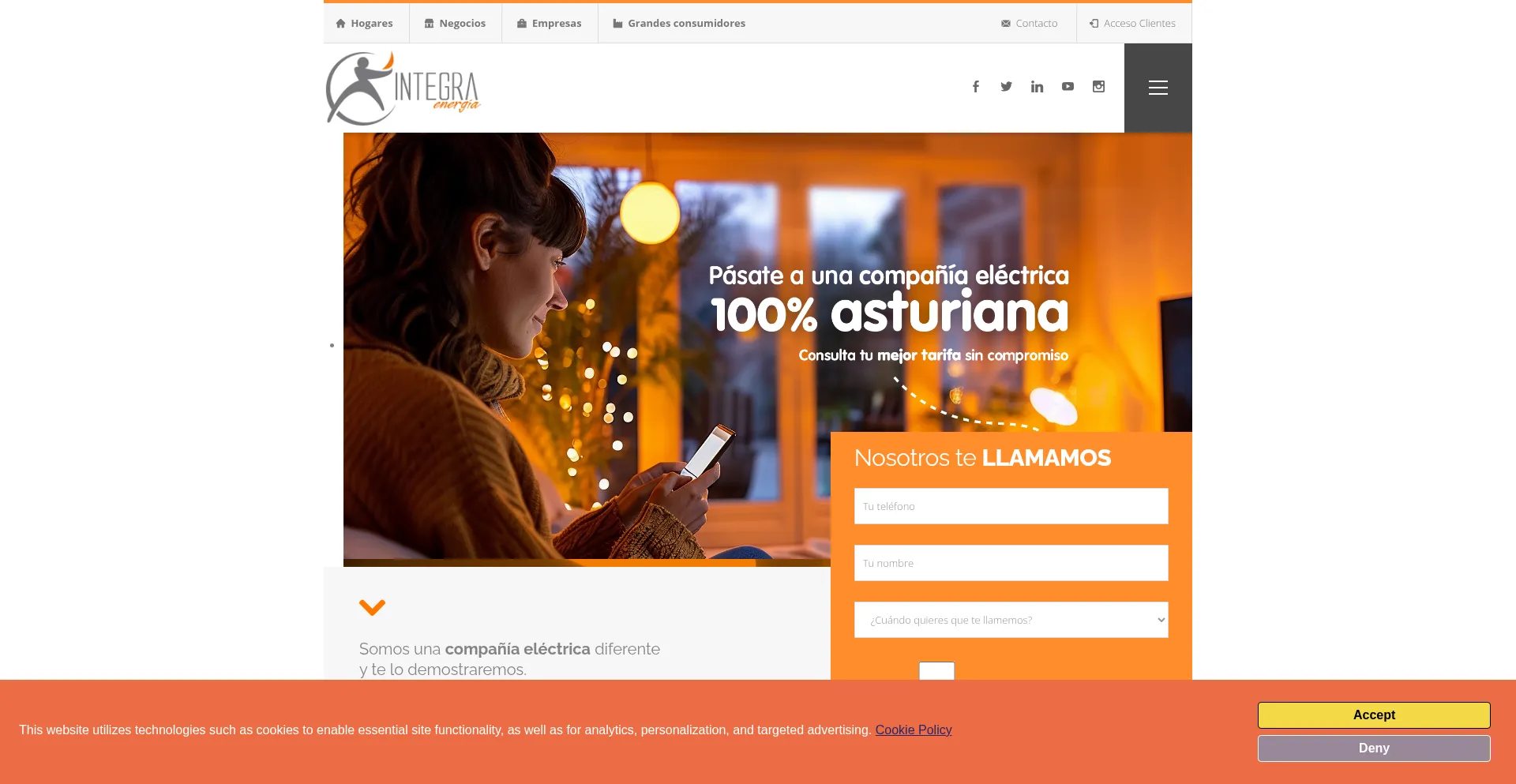 Integraenergia.es Screenshot