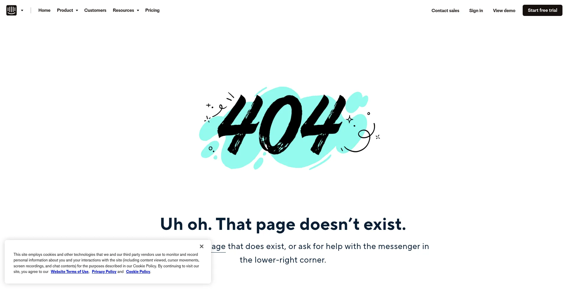 Website screenshot of Intercom-mail.com