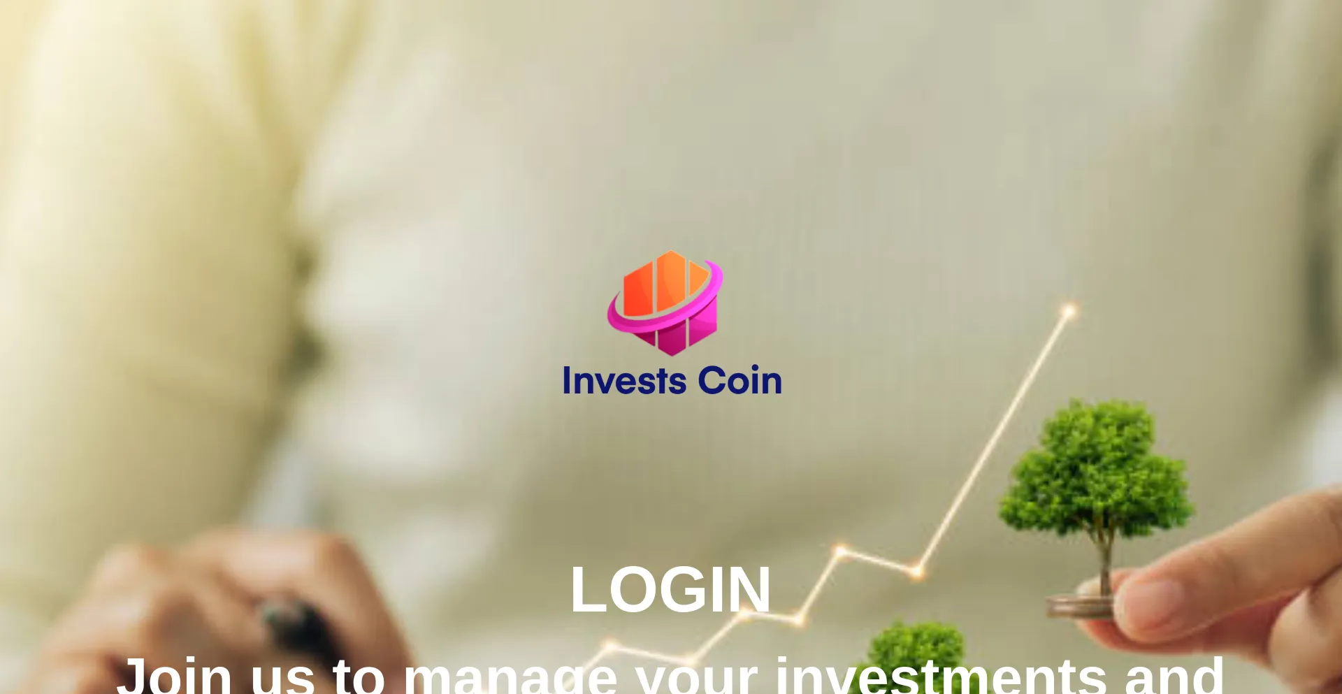 Website screenshot of Investscoin.com