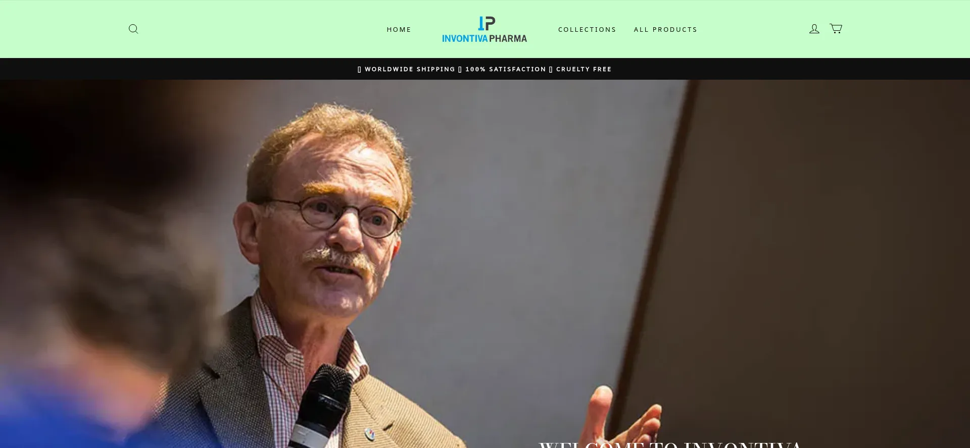 Website screenshot of Invontiva.shop