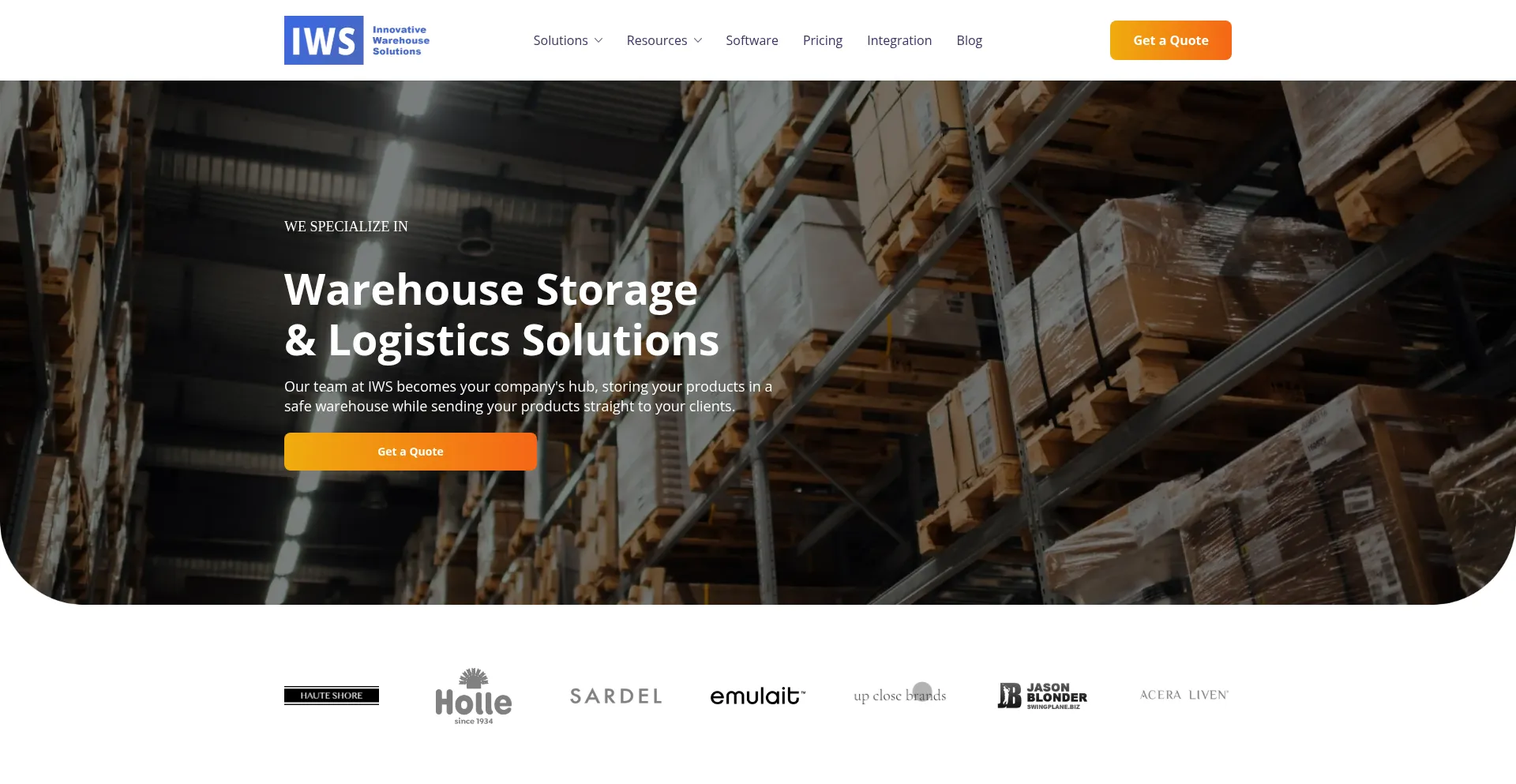 Website screenshot of Invwhs.com