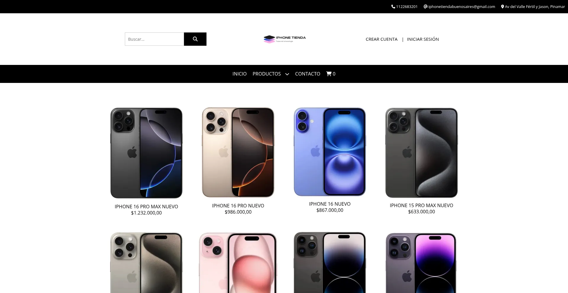 Iphonetiendabsas.empretienda.com.ar Screenshot