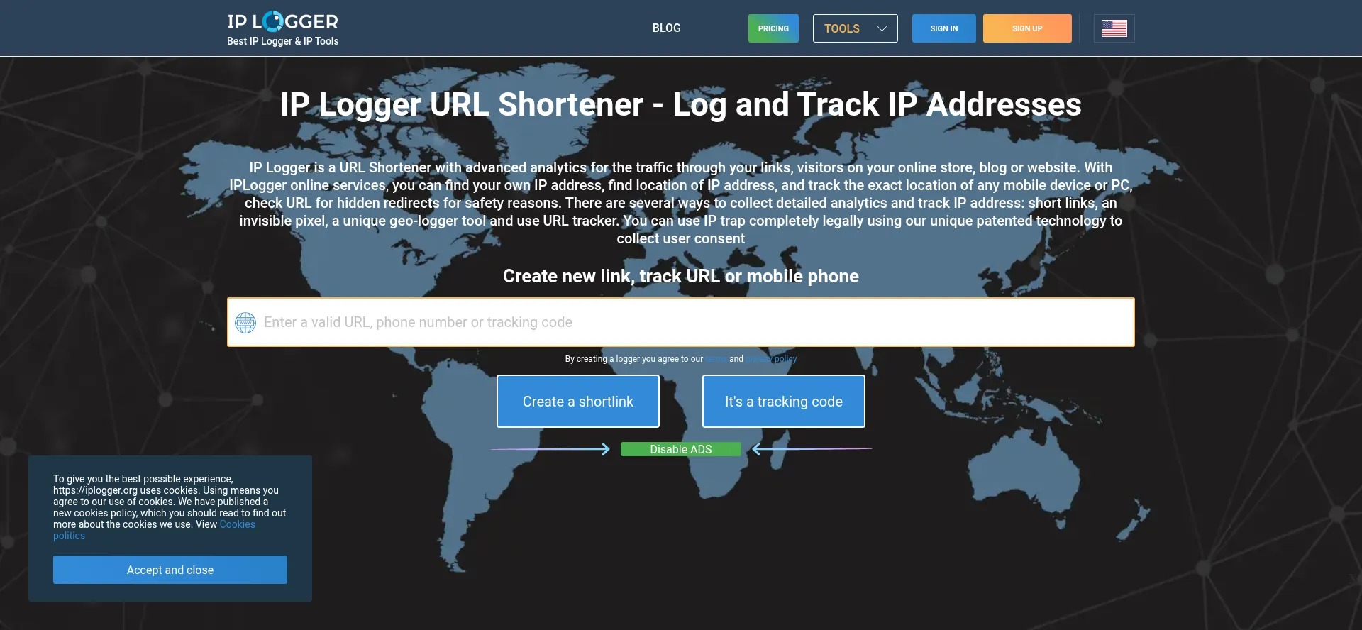 Website screenshot of Iplis.ru