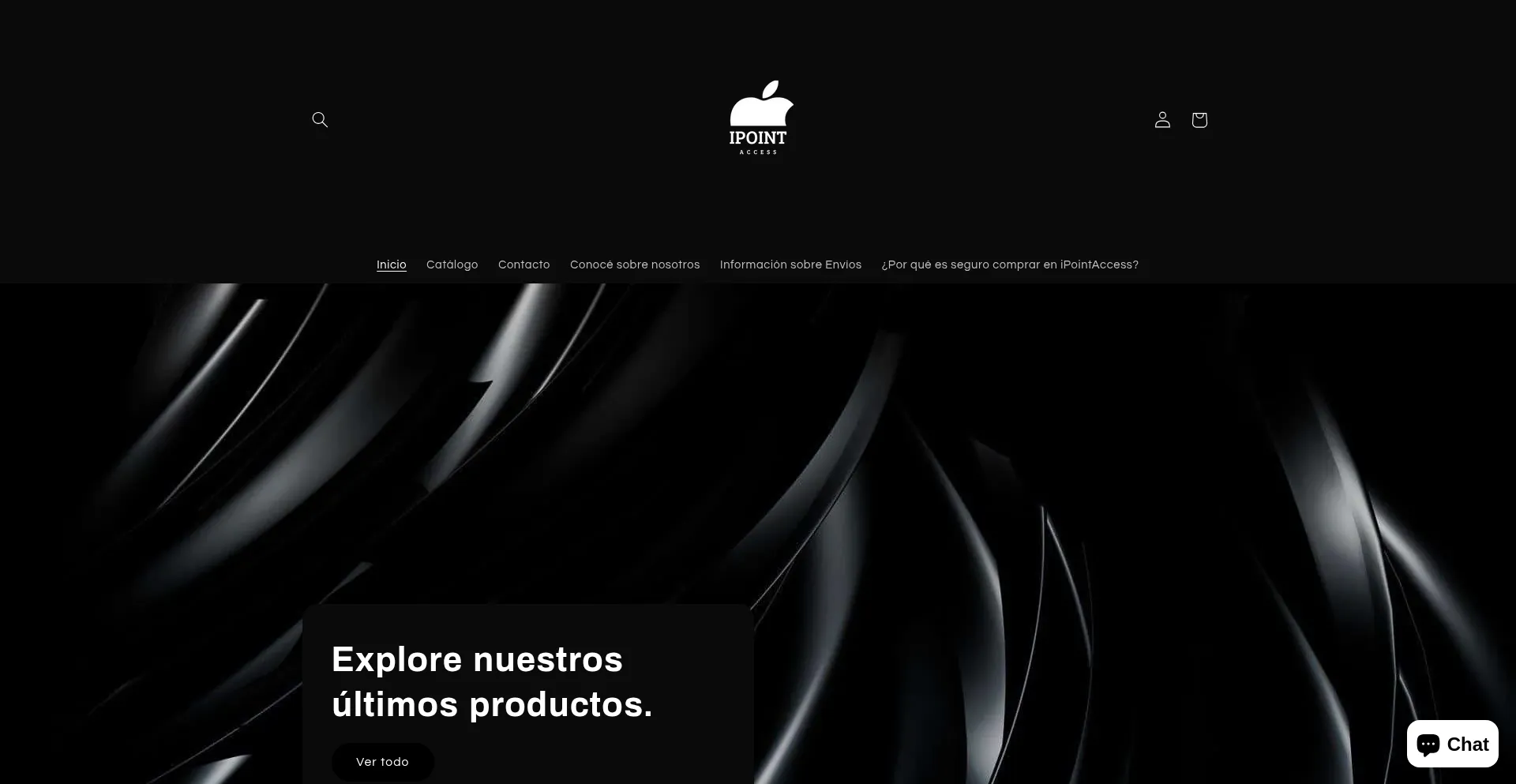 Website screenshot of Ipointaccess.store