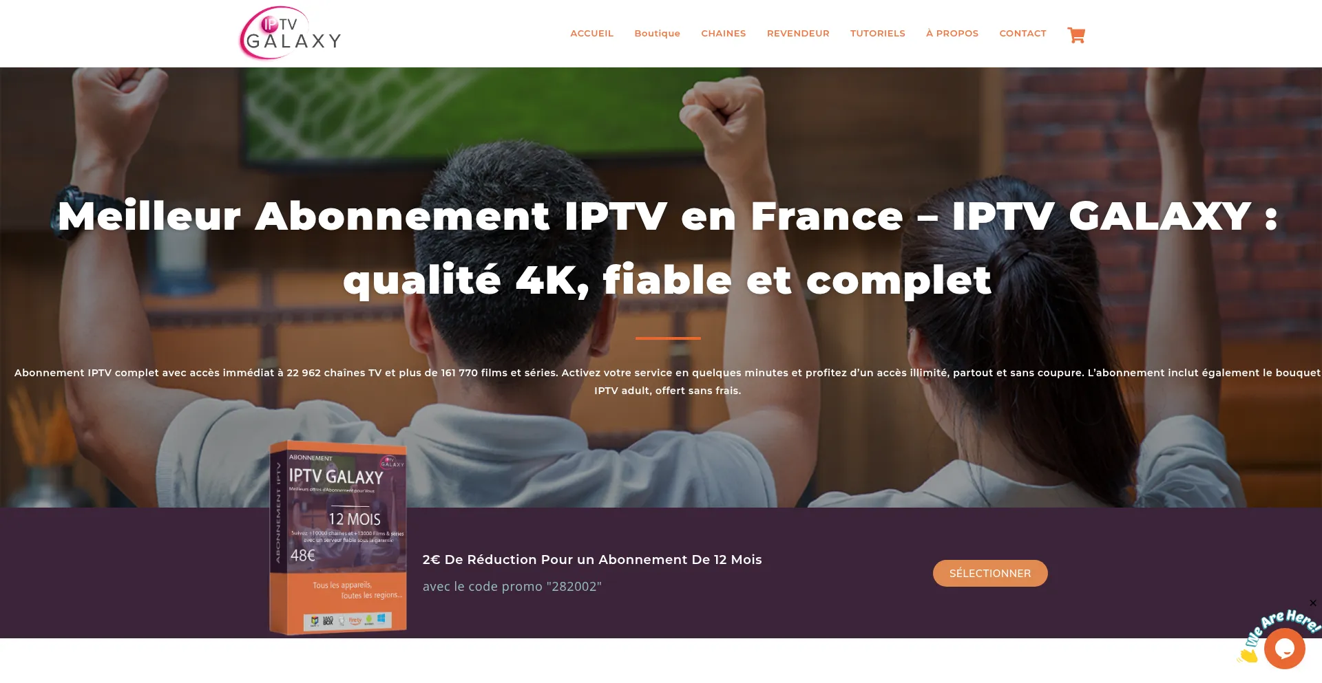 Iptvgalaxy.shop Screenshot